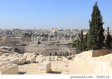 公墓猶太教山寺耶路撒冷舊城 公墓猶太教山寺耶路撒冷舊城 5044118