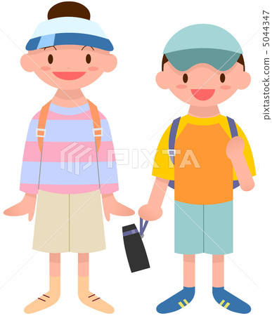 Excursion child - Stock Illustration [5044347] - PIXTA