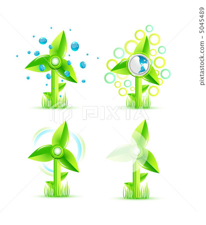 Nature and electricity concept 5045489