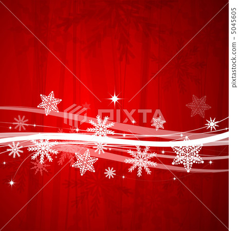 Red Christmas abstract background - Stock Illustration [5045605] - PIXTA