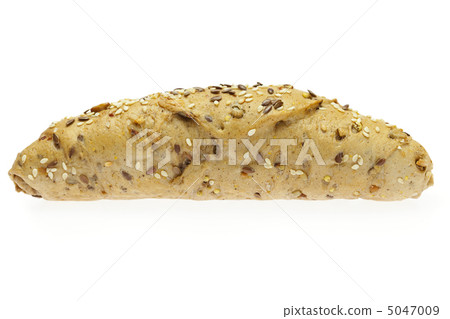 bun with beans isolated on white bun with beans isolated on white 5047009