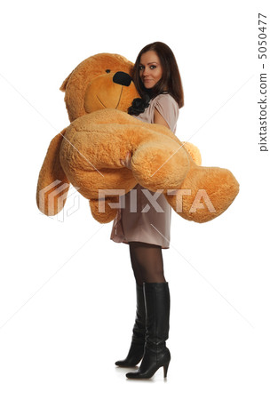 beautiful girl with toy bear 5050477