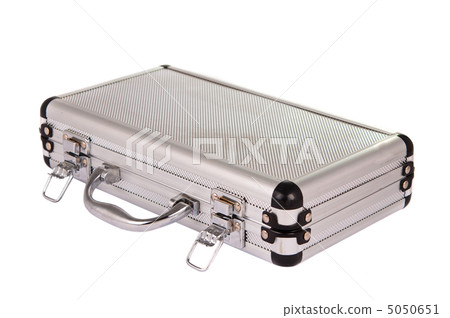 Aluminum suitcase isolated 5050651