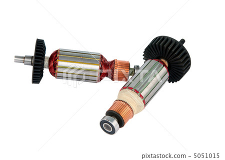 Copper Coils inside Electric Motor isolated 5051015