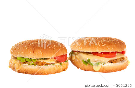cheeseburger isolated 5051235