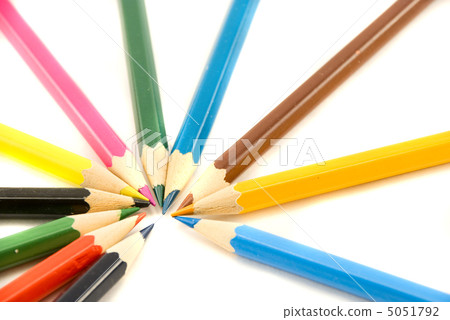 colored pencils isolated on white 5051792