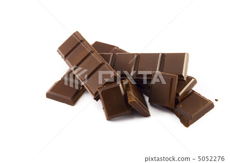 chocolate bar isolated on white 5052276