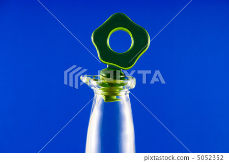 bottle on a blue background 5052352