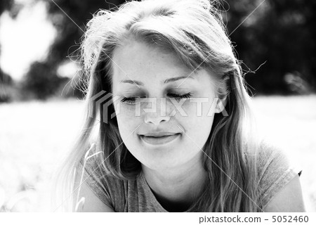 portrait of beautiful young women in nature 5052460