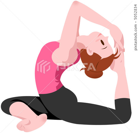 Yoga pose ladies 5052834