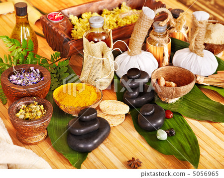 Spa still life with stone. 5056965