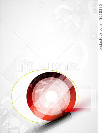 Abstract techno circle vector background - Stock Illustration [5058386 ...