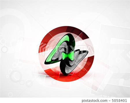 Abstract techno circle vector background - Stock Illustration [5058401 ...