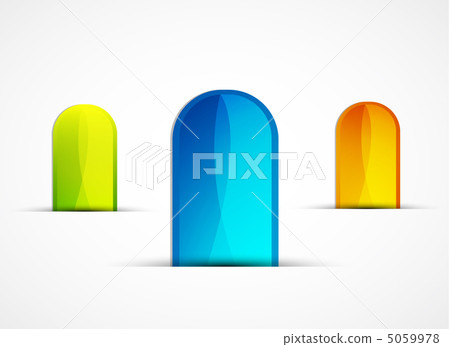 Abstract glossy design elements 5059978