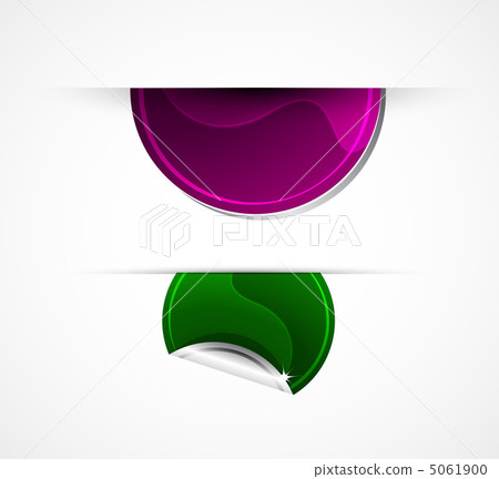 Abstract glossy design elements 5061900