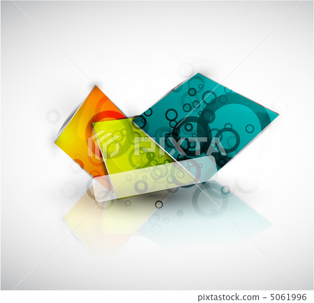 Vector square abstract background 5061996