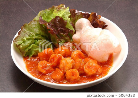 Seafood Shrimp Chinese Cuisine Ebi Chilli Sauce Lettuce Cuisine Chinese 5064388