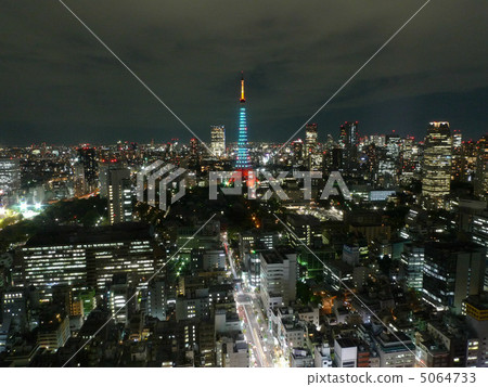 Tokyo Tower from the World Trade Center Building Tokyo Tower from the World Trade Center Building 5064733
