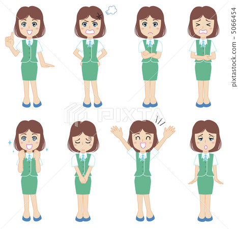 Young business lady pose collection 5066454