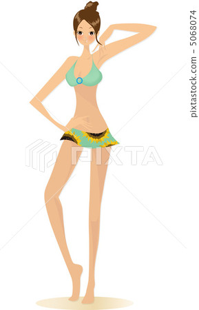 Swimsuit girl ♪- 5068074