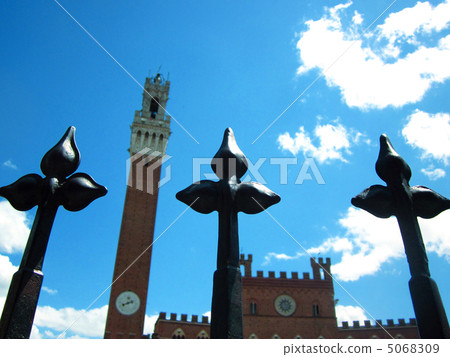 市政廳 哥特式建築 托斯卡納 5068309