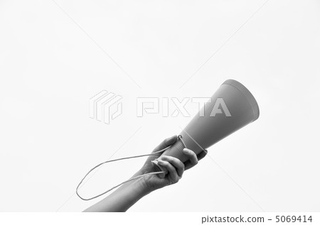 Megaphone and hand Megaphone and hand 5069414