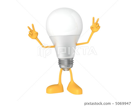 LED Light Bulb Character 5069947