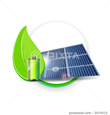 Solar panel vector. Electricity Environmental Concept Solar panel vector. Electricity Environmental Concept 5074313