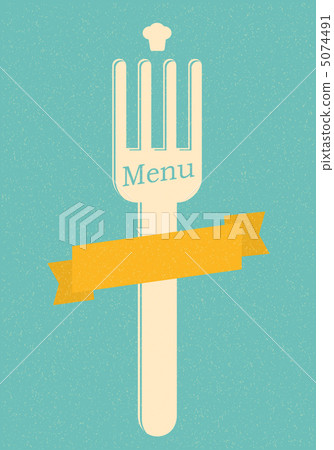 restaurant menu retro poster 5074491