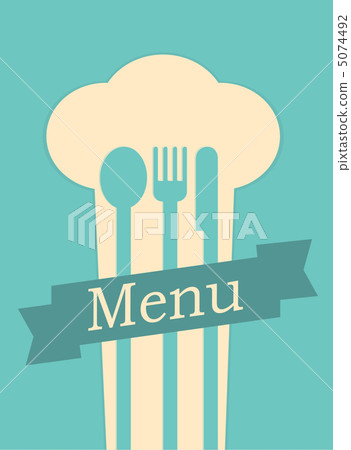 restaurant menu retro poster 5074492