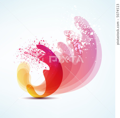 futuristic wave. background for design 5074513