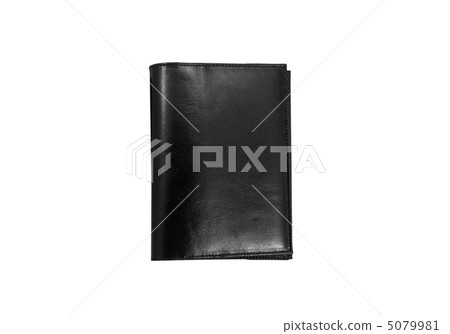A black wallet isolated on a white backgruon 5079981