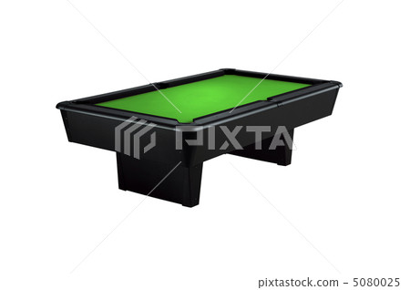 billiard table isolaetd on a white background billiard table isolaetd on a white background 5080025