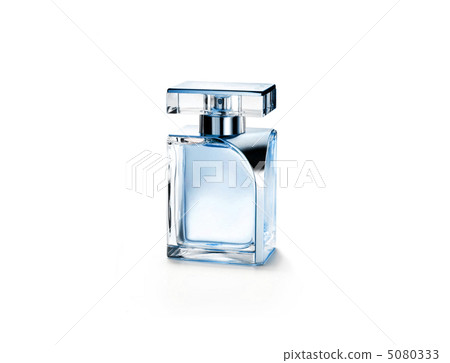 Perfume bottle on a glass surface Perfume bottle on a glass surface 5080333