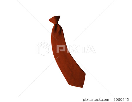 red tie isolated on white background 5080445