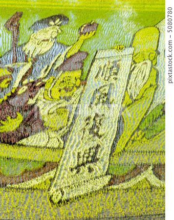 青森縣南津輕郡鄉間別墅村稻田藝術年2012年 5080780