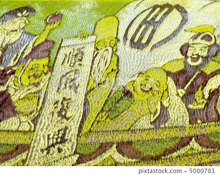 青森縣南津輕郡鄉間別墅村稻田藝術年2012年 5080781