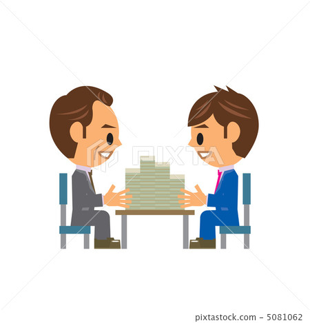 Businessman illustration loan Businessman illustration loan 5081062