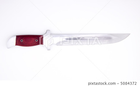 hunter combat hand made knife isolated 5084372