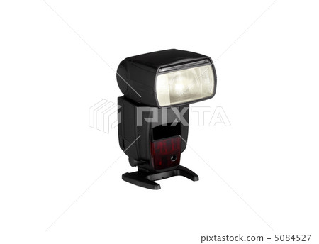 camera flash isolated on white camera flash isolated on white 5084527