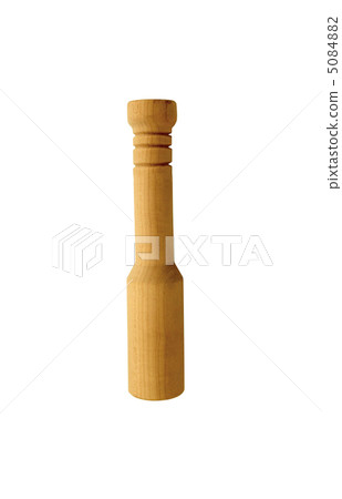 Wooden mallet lying on side 5084882