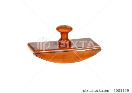 wooden rubber stamp isolated 5085139