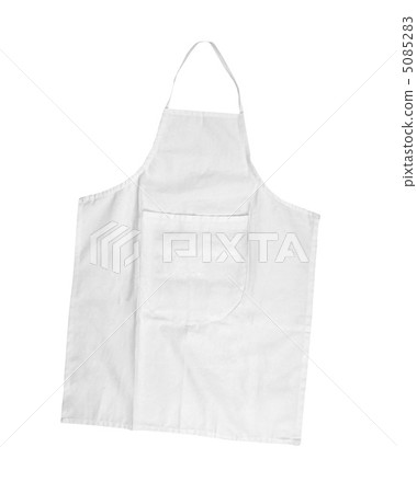 white female apron with outsets isolated on white 5085283