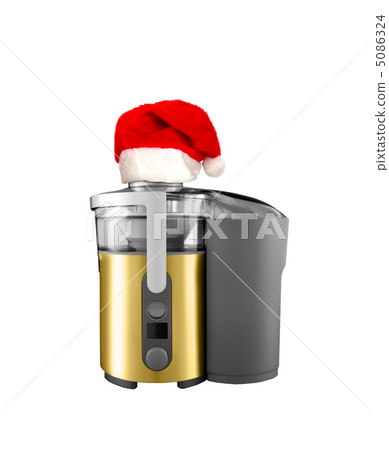 an electric Christmas blender on a white background an electric Christmas blender on a white background 5086324
