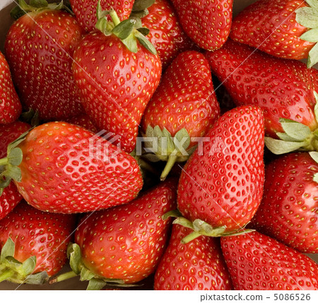 fresh strawberry, texture close up, background 5086526
