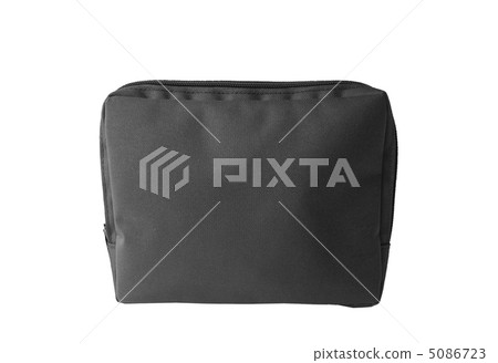 Black laptop case isolated on white background. Black laptop case isolated on white background. 5086723