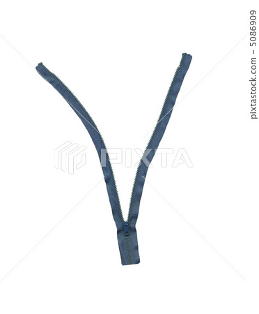 Blue Zipper isolated Blue Zipper isolated 5086909