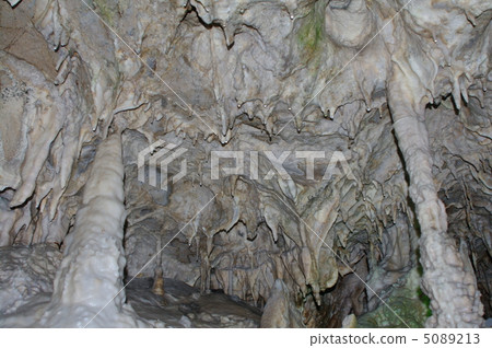 Stone column of limestone cave 5089213