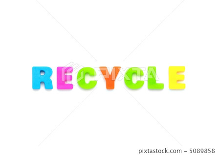 Alphabet RECYCLE 5089858