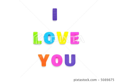 Alphabet I LOVE YOU 5089875